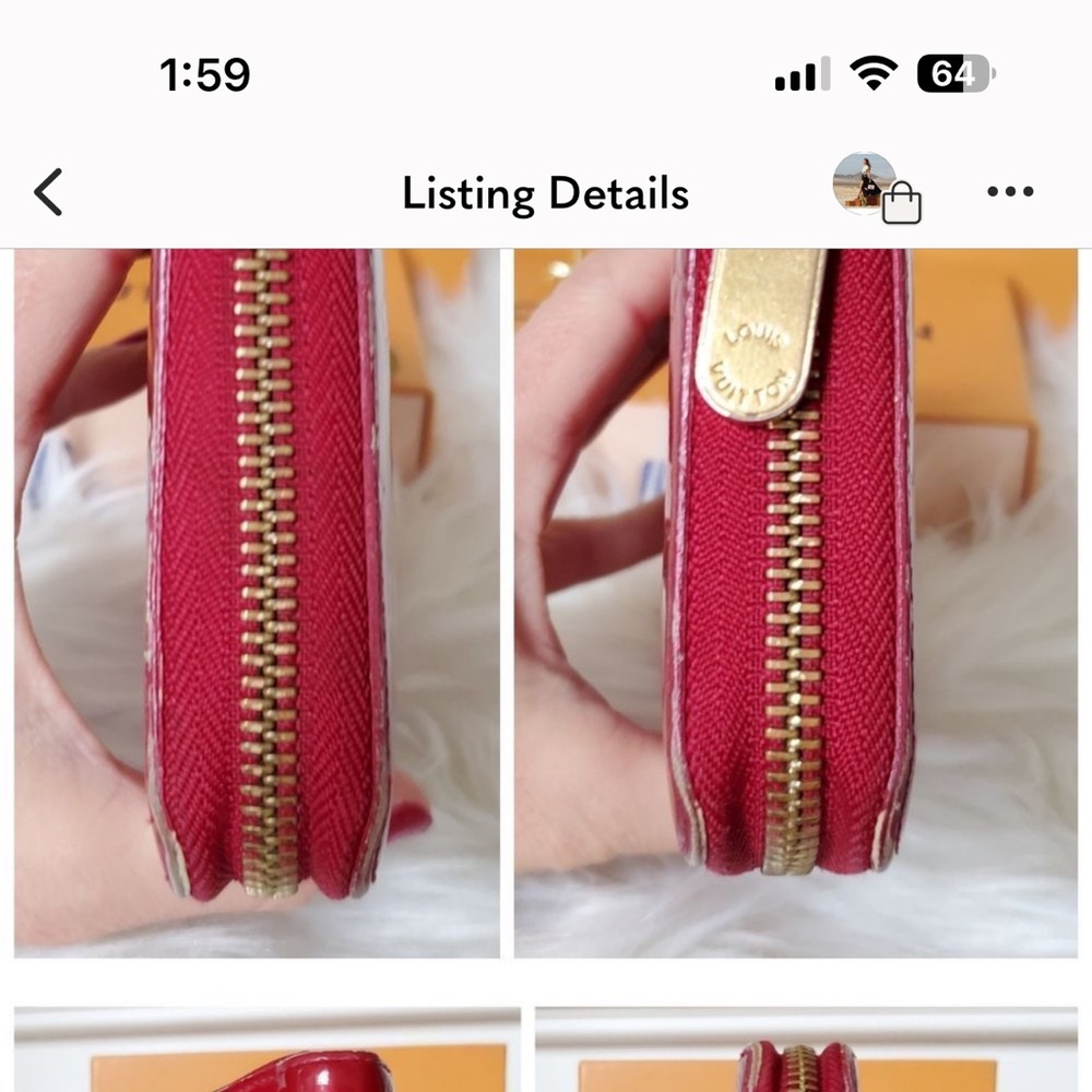 Louis Vuitton Vernis Zippy Wallet